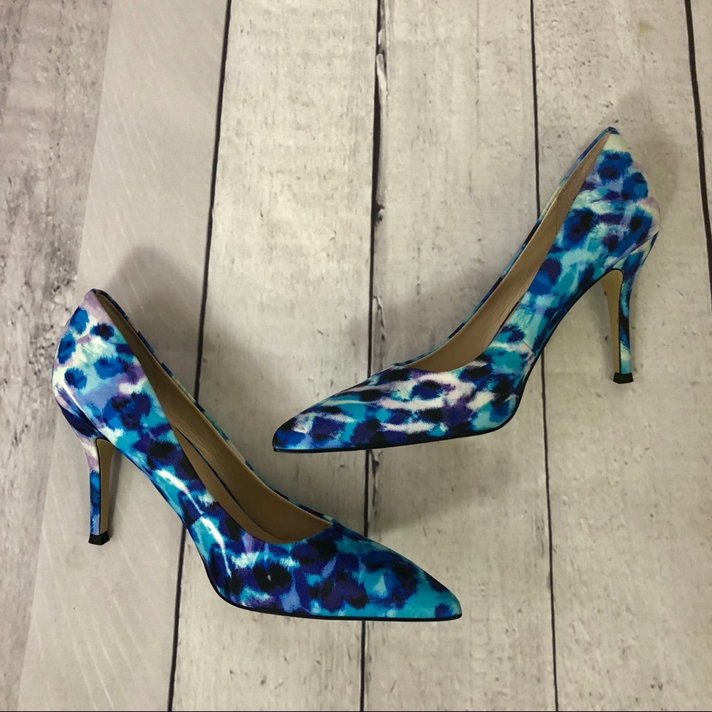 Nine West Marbled Pointy-Toe Pumps 8
